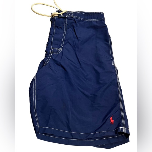 POLO RALPH LAUREN Mens L Swimwear‎ Swim Trunks Beach Surf Swim Excellent - Picture 13 of 14